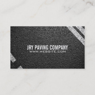 Bouwen van Paving Company Visitekaartje