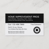 Bouwen van thuisverbetering visitekaartje (Voorkant)