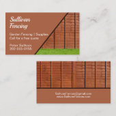 Bouwen van tuinarchitectuur visitekaartje (Voorkant / Achterkant)