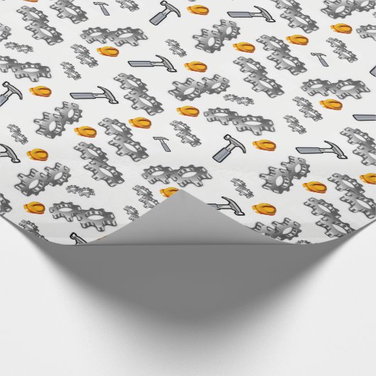 Bouwen van verpakkingspapier cadeaupapier (Hoek)