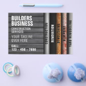 Bouwen van wandlagen geïnspireerde flyer (Enkel)