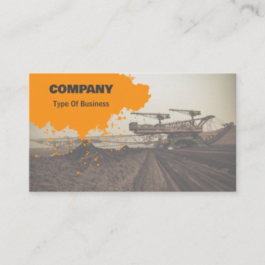 Bouwer & Aannemer Visitekaartje (Voorkant)