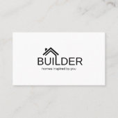 Bouwer Architect Interieurontwerper Visitekaartje (Voorkant)