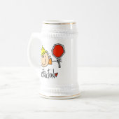 Bouwer Bierpul (Voorkant links)