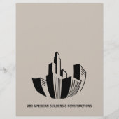 Bouwer & Bouwnijverheid Adverteren Promotie Flyer (Achterkant)