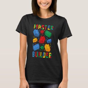 Bouwer bouwstenen bouwstenen t-shirt