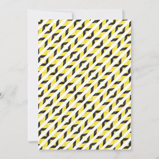 Bouwer Bouwzone 5e Verjaardag Kinder partij Kaart (Achterkant)