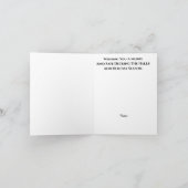 Bouwer en Elf Kerstkaart Kaart (Binnen)