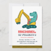 Bouwer graafmachine bouwnijverheid Dino Kinderen v Kaart (Voorkant)