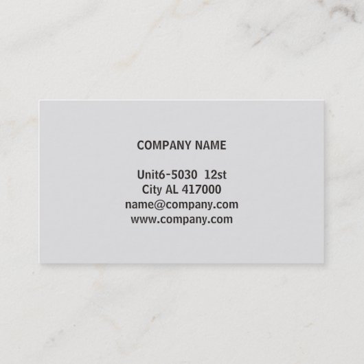 Bouwer Handyman Bouwarchitect Aannemer Visitekaartje (Achterkant)