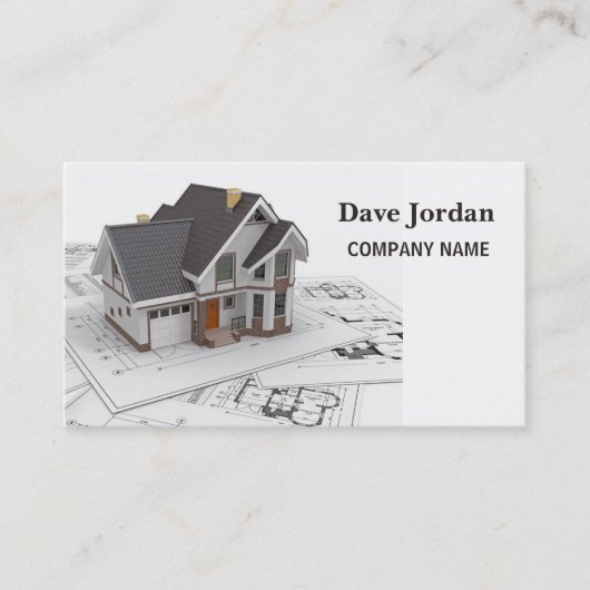 Bouwer Handyman Bouwarchitect Aannemer Visitekaartje (Voorkant)