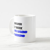 Bouwer houdt van Gevist Koffiemok (Voorkant links)