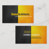 Bouwer ingenieur ingenieur ingenieur architect visitekaartje (Voorkant / Achterkant)