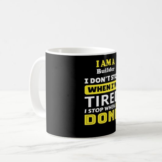 Bouwer Koffiemok (Voorkant links)