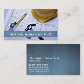 Bouwer, Manager, Visitekaartje bouwnijverheid (Voorkant / Achterkant)