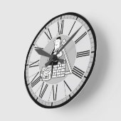 Bouwer met zijn Materialen van de Bouwstijl Ronde Klok (Hoek)