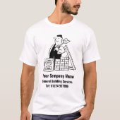 Bouwer of Bouwnijverheid T-shirt (Voorkant)