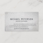 Bouwer Ontwikkelaar Cement Mix Modern Visitekaartje (Voorkant)