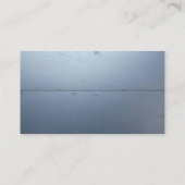 Bouwer Ontwikkelaar Staal Blauw Modern Visitekaartje (Achterkant)