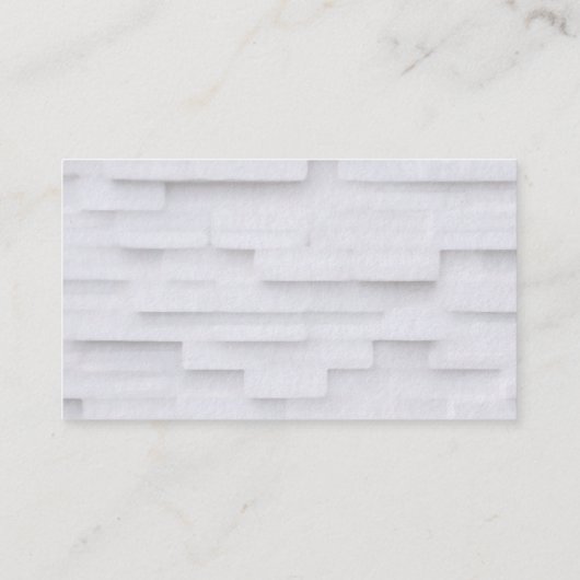 Bouwer Ontwikkelaar Witte baksteen Modern Visitekaartje (Achterkant)