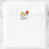 Bouwer Ronde Sticker (Tas)