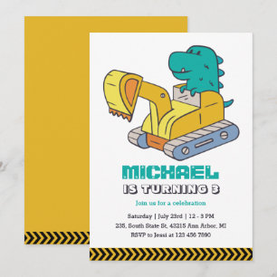 Bouwer T-Rex-excavator Bouwer Bouwkinderen van zat Kaart