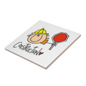 Bouwer Tegeltje (Zijkant)