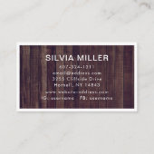 Bouwer van Carpenter Handyman Contractant Visitekaartje (Achterkant)