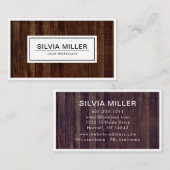 Bouwer van Carpenter Handyman Contractant Visitekaartje (Voorkant / Achterkant)