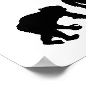 Bouwer van civiel ingenieur kwantiteitsmeter poster (Hoek)