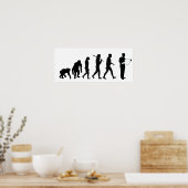 Bouwer van civiel ingenieur kwantiteitsmeter poster (Keuken)