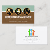 Bouwer van de Contractant van de Kolom van de Pict Visitekaartje (Voorkant / Achterkant)