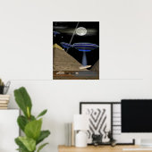 Bouwer van de Egyptische Pyramides Poster (Thuiskantoor)