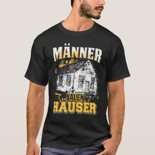 Bouwer van het Huis van de Bouwer van Mannen T-shirt
