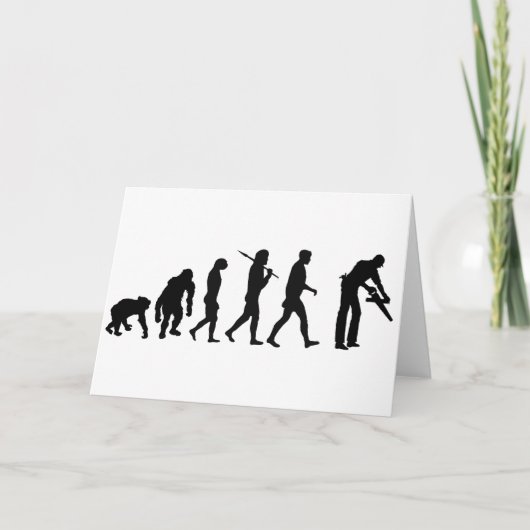 Bouwer van houtbewerker kaart (Voorkant)