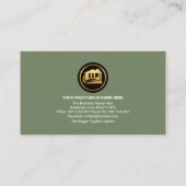 Bouwer van  kleurstoflagen Handyman Tools Visitekaartje (Achterkant)