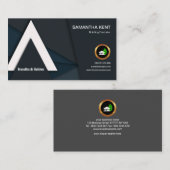 Bouwer voor kunstzinnige elegante A-Lijst dakbedek Visitekaartje (Voorkant / Achterkant)