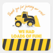 Bouwfeest Dank u Stickers (Voorkant)