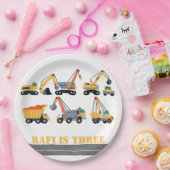 Bouwfeest upsherin verjaardag servet papieren bordje (Feest)