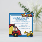 Bouwfonds Dump truck Foto Kaart (Staand voorkant)