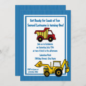 Bouwfonds Dump truck Foto Kaart (Voorkant / Achterkant)