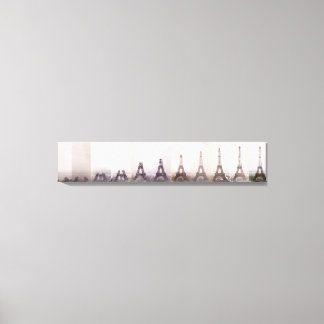 bouwfoto Eiffeltoren Parijs Canvas Afdruk