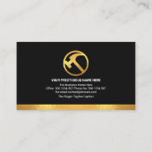 Bouwfunctie voor Solid Gold Handyman Construction  Visitekaartje (Achterkant)