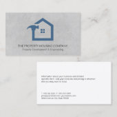 Bouwgebouwen | thuisreparatie | Ontwikkeling Visitekaartje (Voorkant / Achterkant)