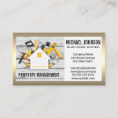 Bouwgereedschap Benodigdheden | Timmerman | Hout Visitekaartje (Voorkant)