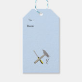 Bouwgereedschap Cadeaulabel (Voorkant)