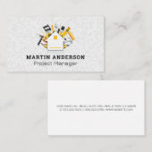 Bouwgereedschap | Carpentry Logo Visitekaartje (Voorkant / Achterkant)