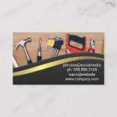 Bouwgereedschap | Carpentry Visitekaartje (Achterkant)