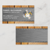 Bouwgereedschap | Cirkelzaag | Staal en Hout Visitekaartje (Voorkant / Achterkant)