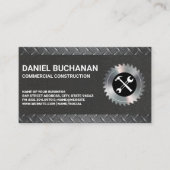 Bouwgereedschap | Diamantgeplateerd staal Visitekaartje (Voorkant)